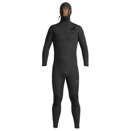XCEL 2022/23 Mens Comp X 5.5/4.5mm Hooded Wetsuit in Black