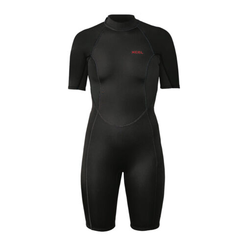 XCEL Womens Axis 2mm Shorty Wetsuit - Black