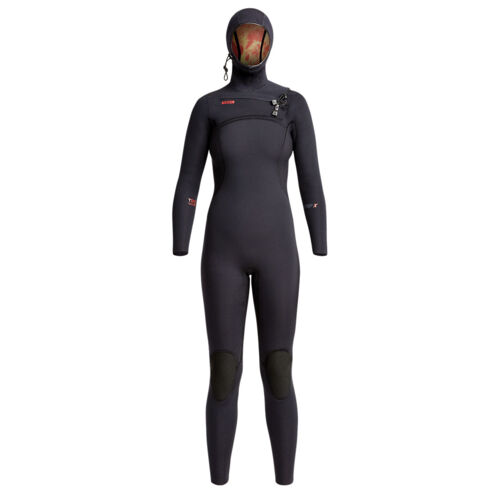 XCEL 2022/23 Womens Comp X 4.5/5.5mm Hooded Wetsuit in Black