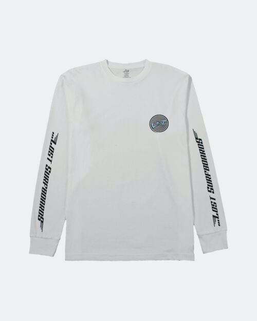 LOST 2023 Team Lost Long Sleeve Tee White With Cyan