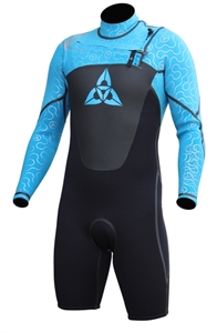OSHEA Mens Cyclone L/S Shorty Wetsuit