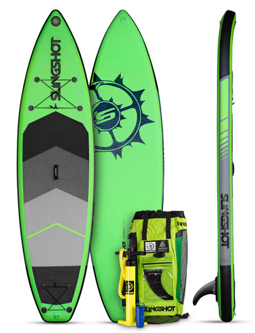 SLINGSHOT Crossbreed Airtech Inflatable SUP 11ft - Green