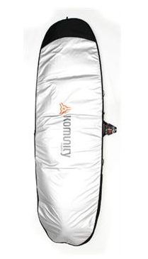 KOMUNITY Project Stormrider Day Use Funboard Cover 6'0 (Silver)