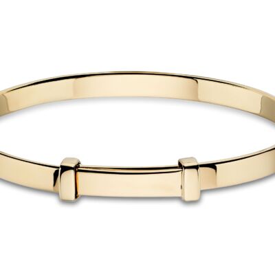 Flores Gold Plated Baby Bangle