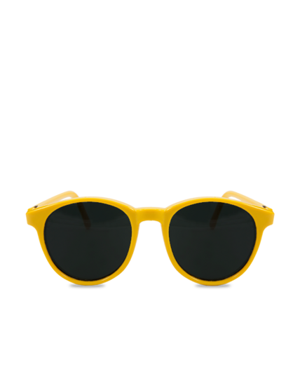 Yellow Hipster Round Sunglasses
