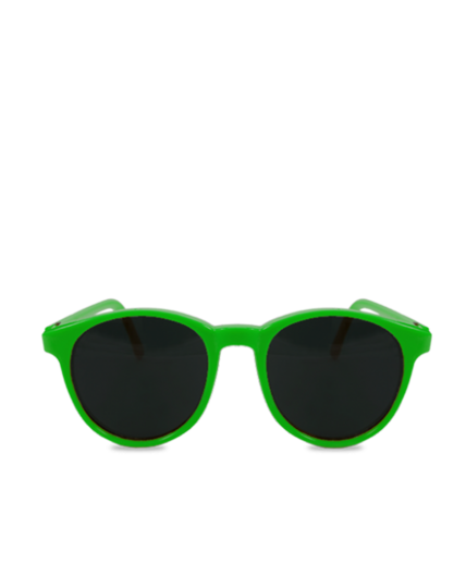Green Hipster Round Sunglasses