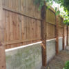 Closeboard Wall Top fencing