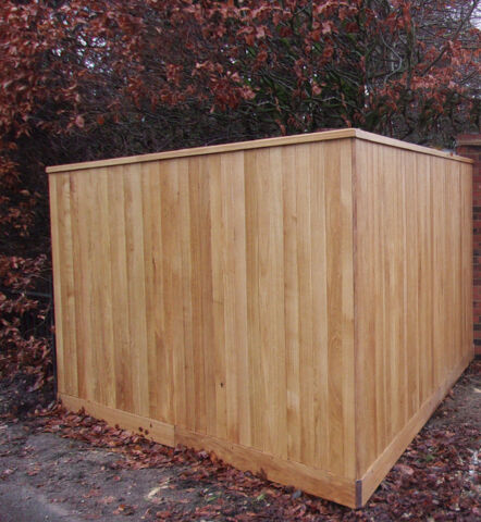 Oak Tongued & Grooved Board Fencing