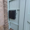 Letter box on a side panel
