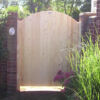 Glemham Gate curved top cut boards - Curved Cut Boards in untreated softwood