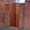 Iroko Glemham with a shallow curved top rail