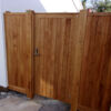 Glemham gate in Oiled Oak with side panels