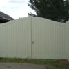 Needham gates painted with side panels