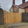 Orwell gates in Larch treated with Rubio Pure