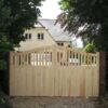 Stour gates in untreated timber