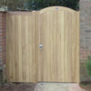 Glemham with curved top rail in Iroko