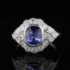 Vintage style sapphire ring