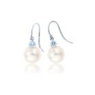 Pearl and Diamond Eardrops