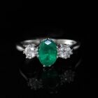 Emerald & Diamond Trilogy Ring