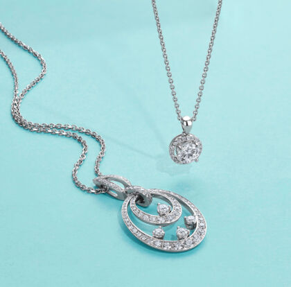 Diamond Necklaces & Pendants | Kayes Jewellers Chester