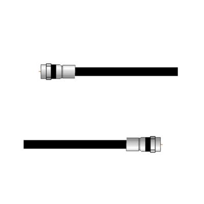 75 Ohm F-Type to F-Type Cable Assembly - 1GHz