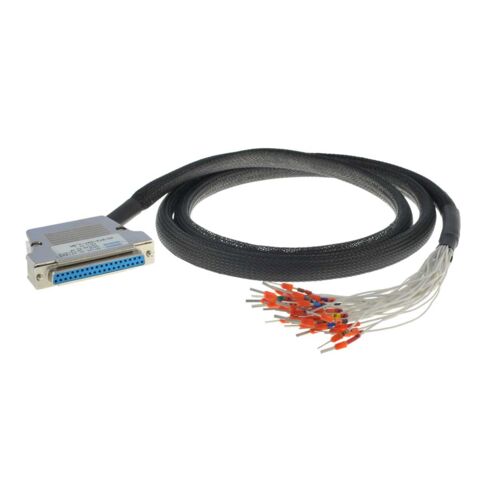 Cable Assembly, 37-Pin D-Type, Female to Unterminated With Ferrules, 1m
