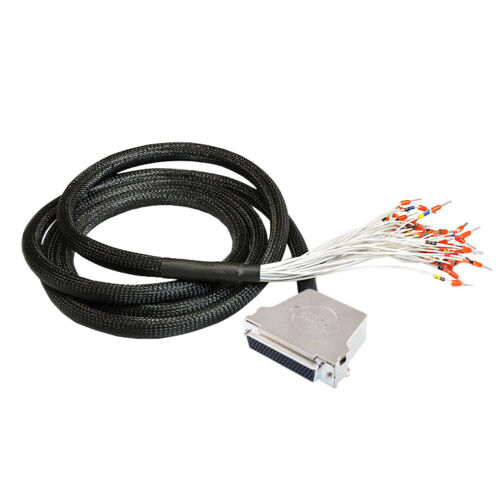 Cable Assembly, 78-Pin D-Type, Female to Unterminated With Ferrules, Exit Away From Pin 1, 1m
