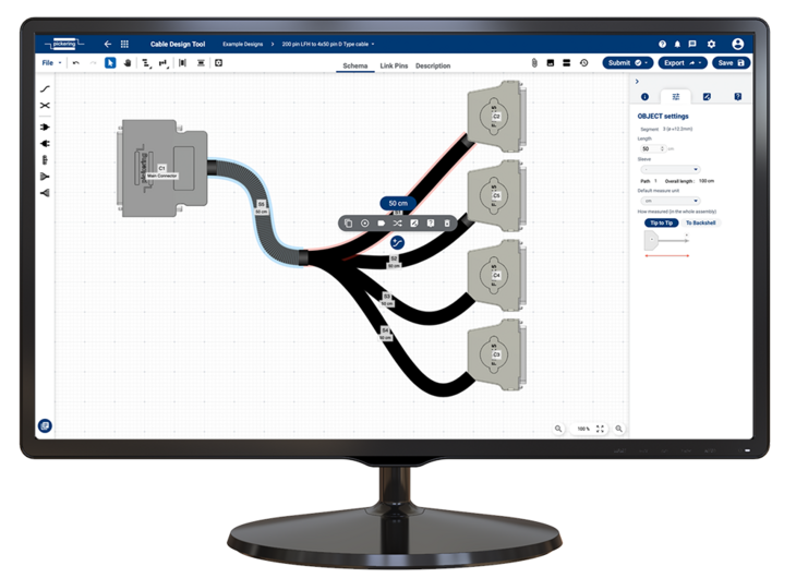 고객 맞춤형 케이블을 위한 케이블 디자인 툴 | Pickering Interfaces