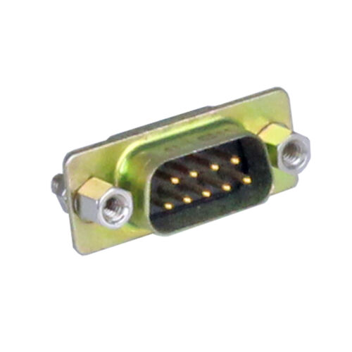 9-Pin D-Type, Male, Straight PCB Mount