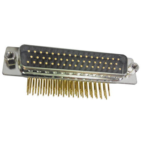 50-Pin D-Type Connector, Right Angle PCB