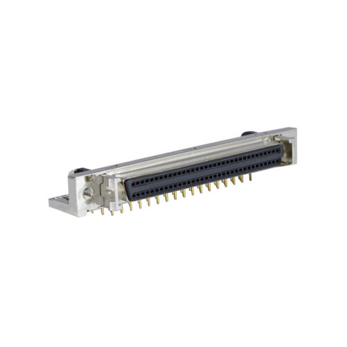 68-Pin SCSI Micro-D Fem. Right Angle PCB
