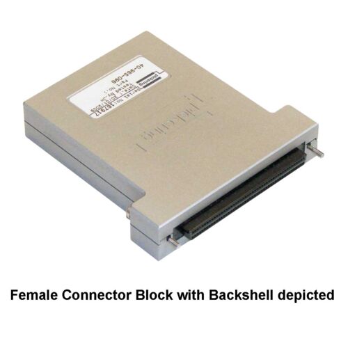 96-Pin Micro-D Connector Block, Male With Backshell