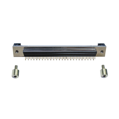 100-Pin Micro-D Connector, Right Angle PCB Mount, Female, 2-56 UNC Screwlocks