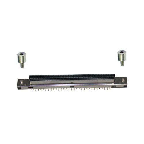100-Pin Micro-D Connector, Straight PCB Mount, Female, 2-56 UNC Screwlocks