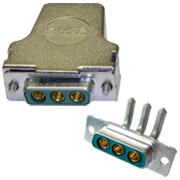 3 Pin Power D-Type Connectors for Pickering Products