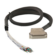 78 Pin D-Type Cable - Connector to Unterminated for Pickering Products