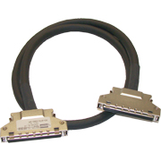 96针1.27mm Micro-D两端装配相同连接器的电缆