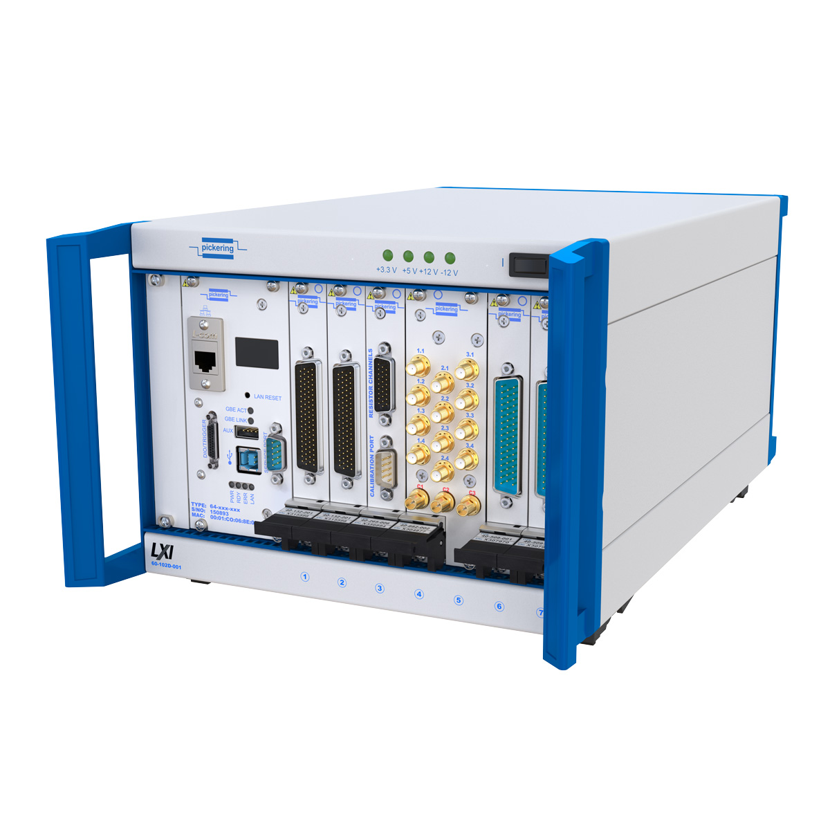 60-102D-002 LXI/USB Modular Chassis with Trigger & Cards