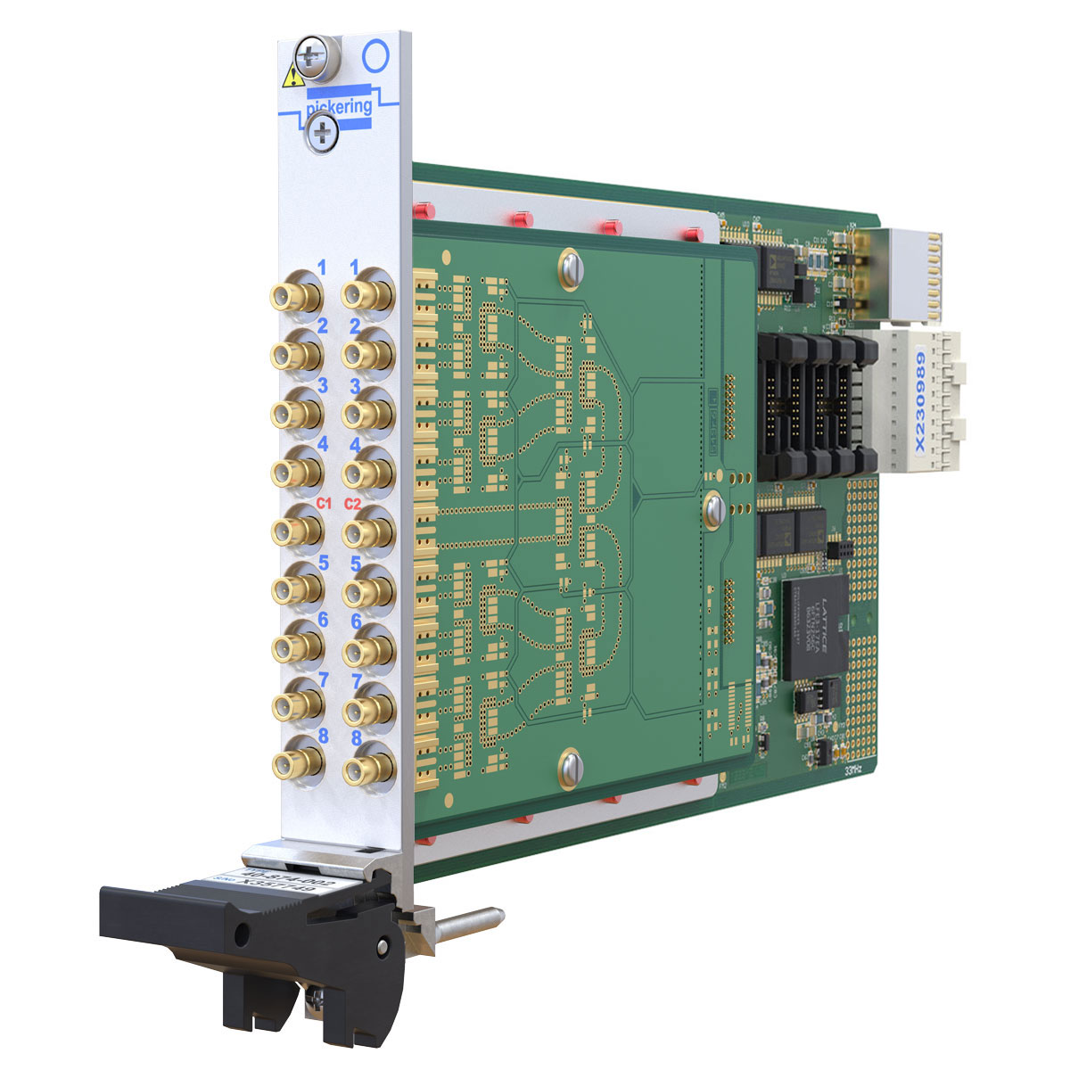 PXI/PXIe RF Multiplexer, Dual 8-Channel, 3GHz, 50Ω, SMB