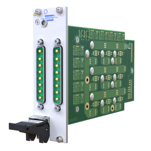 PXI Fault Insertion Switch, 6-Channel, Two Fault Buses, 30 A, Hardware Interlock