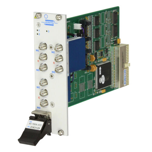 PXI/PXIe Microwave Relay, Triple SPDT, 40 GHz, 50 Ω, SMA-2.9, Failsafe
