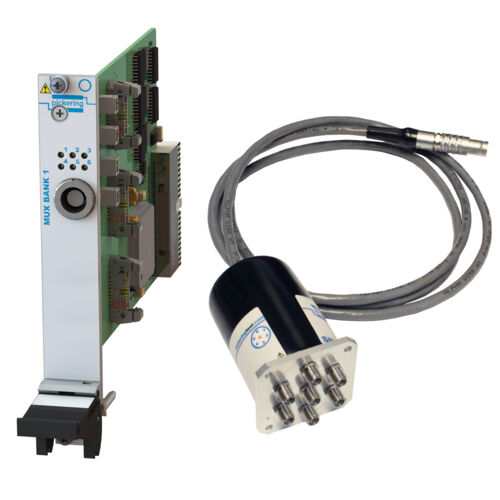 PXI/PXIe Microwave Multiplexer, Single SP6T, 40 GHz, 50 Ω, SMA-2.9, Remote Mount, Failsafe
