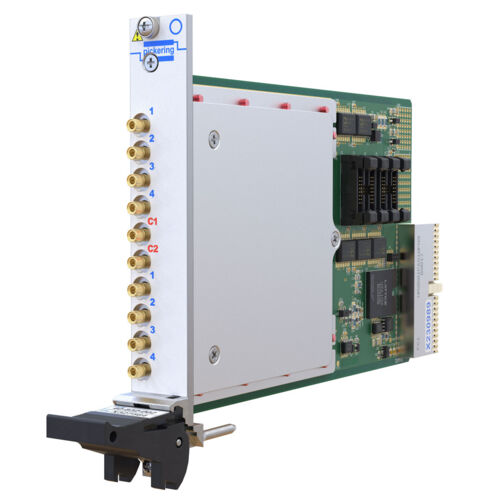 PXI/PXIe RF Multiplexer, Dual 4-Channel, 3GHz, 75Ω, SMB