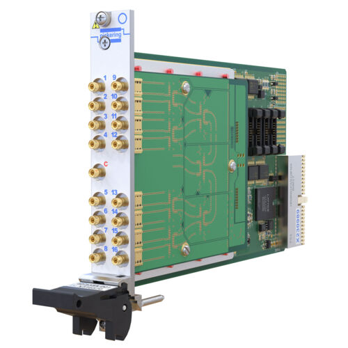 PXI/PXIe RF Multiplexer, Single 16-Channel, 3GHz, 75Ω, SMB