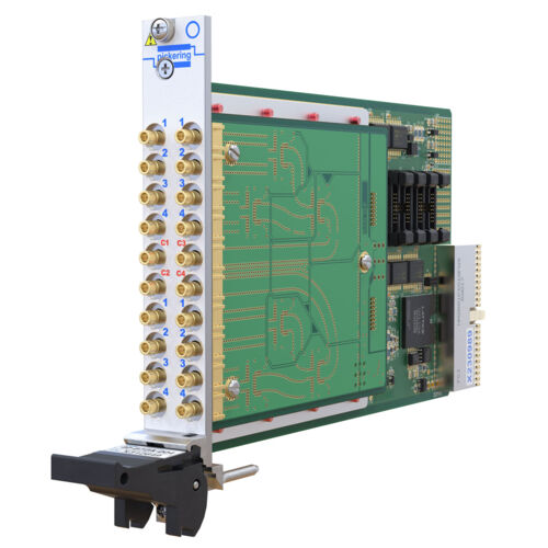 PXI/PXIe RF Multiplexer, Quad 4-Channel, 3GHz, 50Ω, SMB