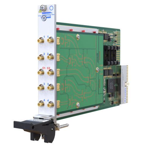 PXI/PXIe RF Multiplexer, Dual 4-Channel, Terminated, 3GHz, 50Ω, SMB