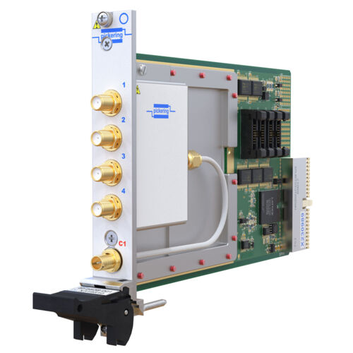 PXI/PXIe RF Multiplexer, Single 4-Channel, Terminated, 8GHz, 50Ω, SMA