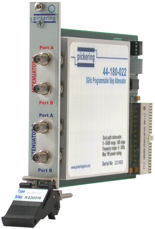 PXI Dual RF Attenuator 63dB in 1 dB steps