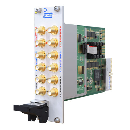 PXI/PXIe Solid State Attenuator, Hex, 6GHz, 50Ω, SMA