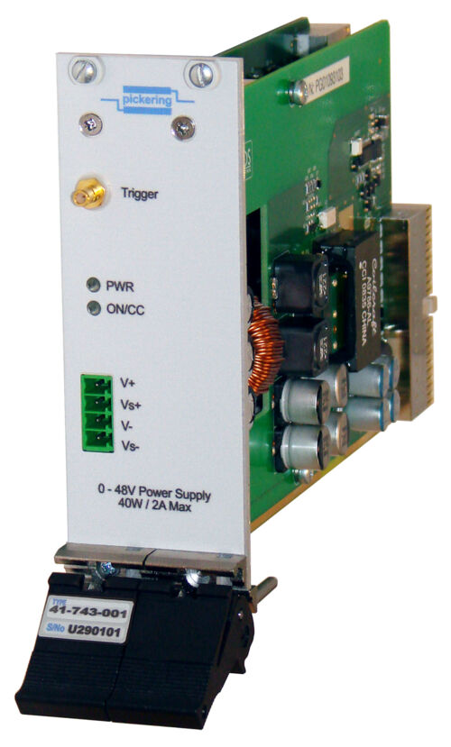 PXI Programmable Power Supply, 0-48VDC